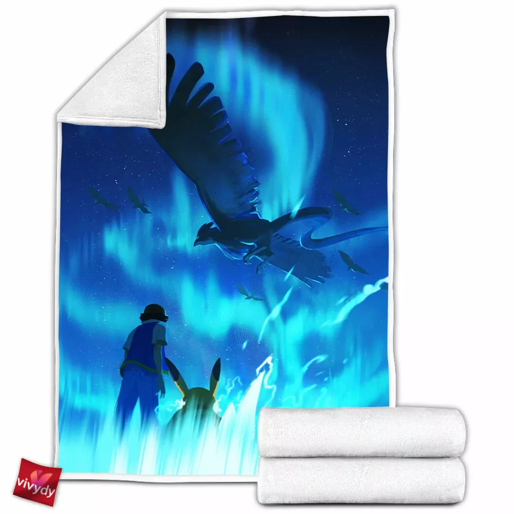 Challenging Articuno Fleece Blanket