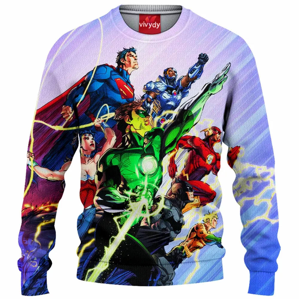 Justice League Knitted Sweater