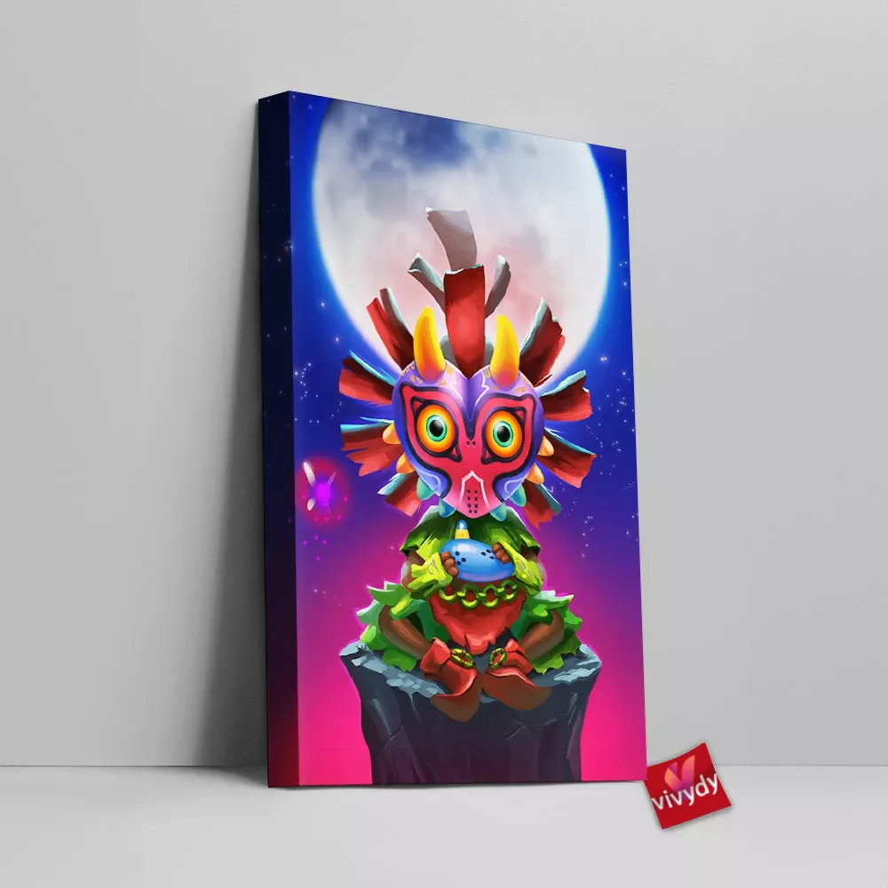 Skull Kid Canvas Wall Art