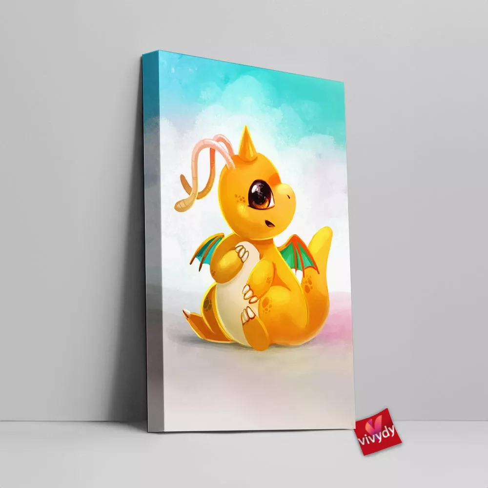 Dragonite Canvas Wall Art