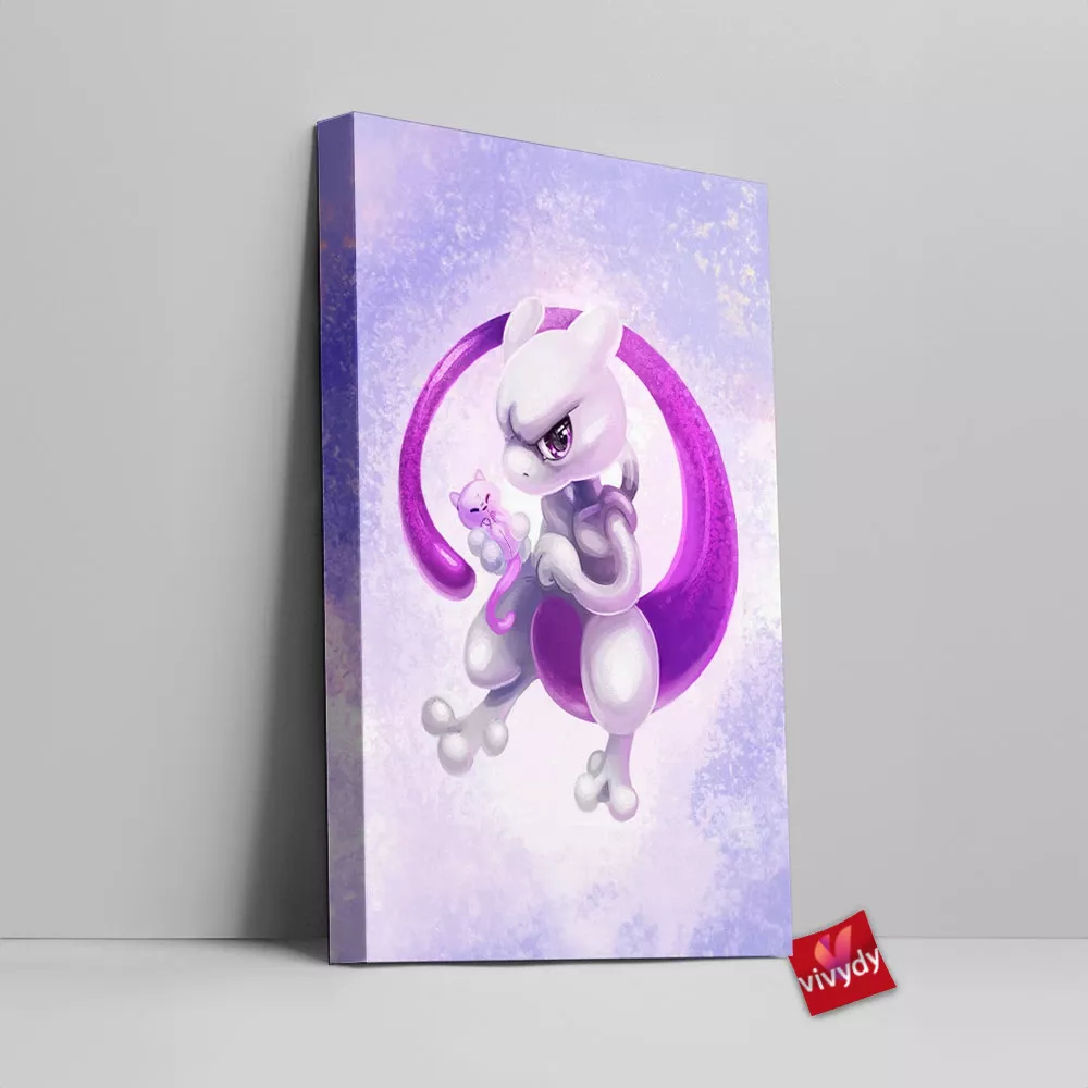 Mewtwo Canvas Wall Art