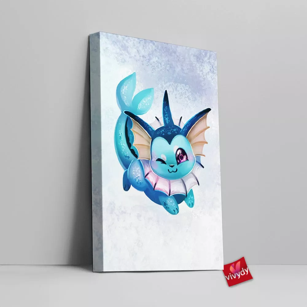 Vaporeon Canvas Wall Art