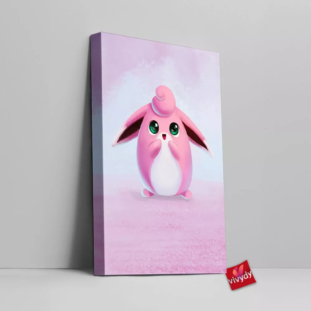 Wigglytuff Canvas Wall Art