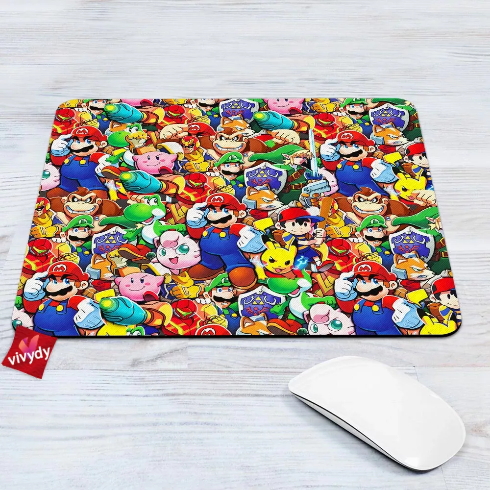 Smash Bros Mouse Pad