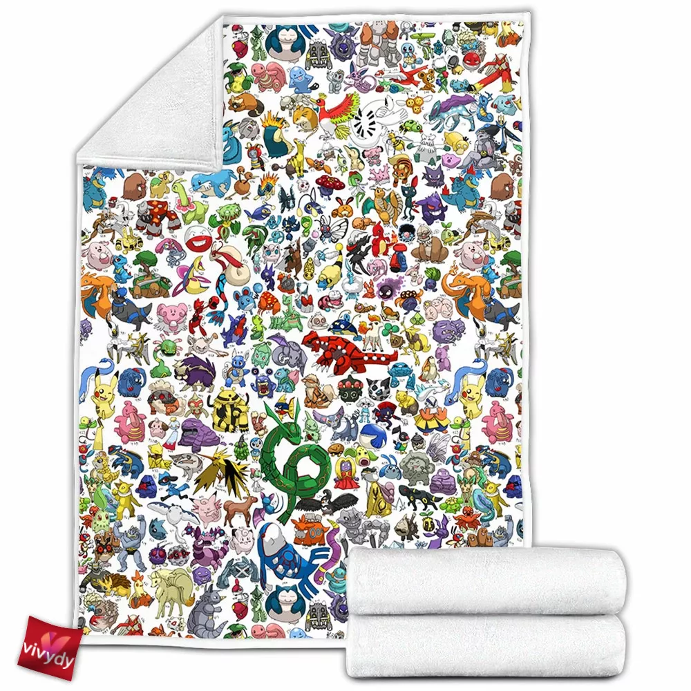 Pokemon Fleece Blanket