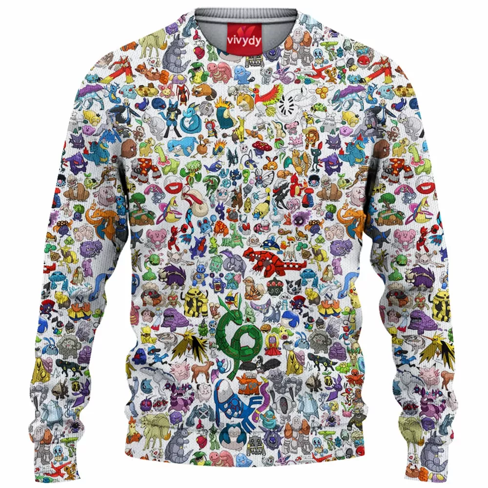 Pokemon Knitted Sweater