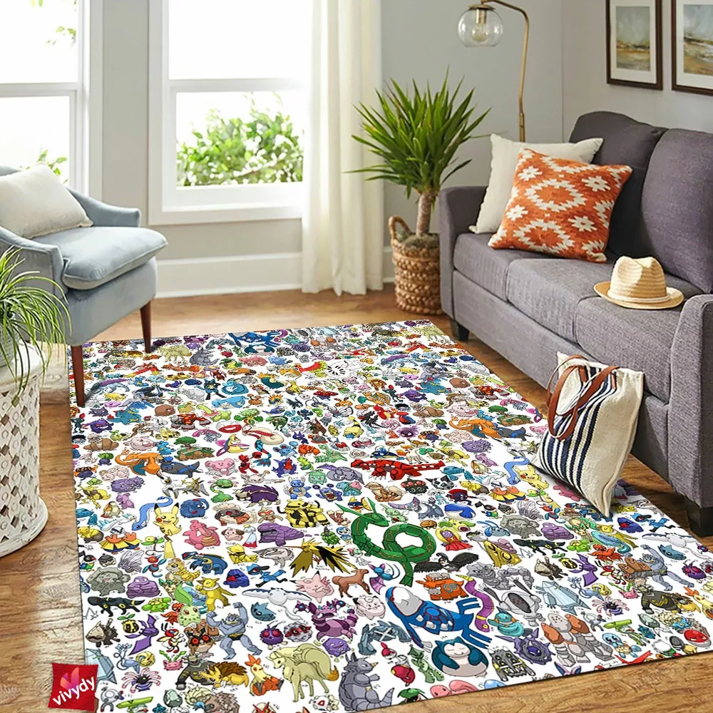 Pokemon Rectangle Rug