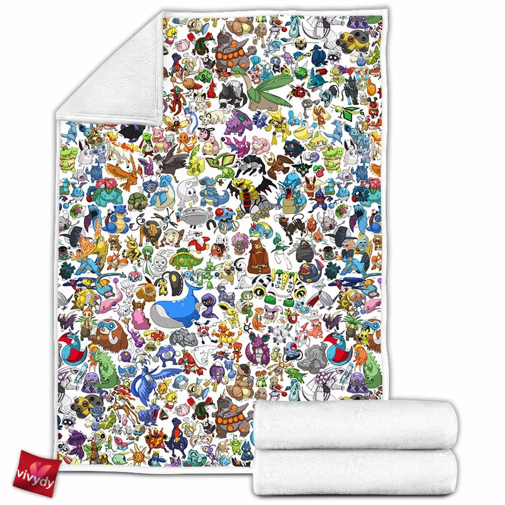 Pokemon Fleece Blanket