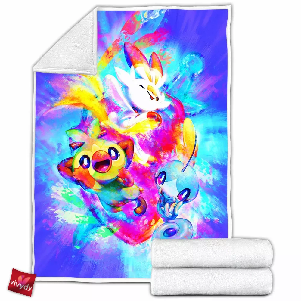 Pok?mon Sword And Shield Fleece Blanket