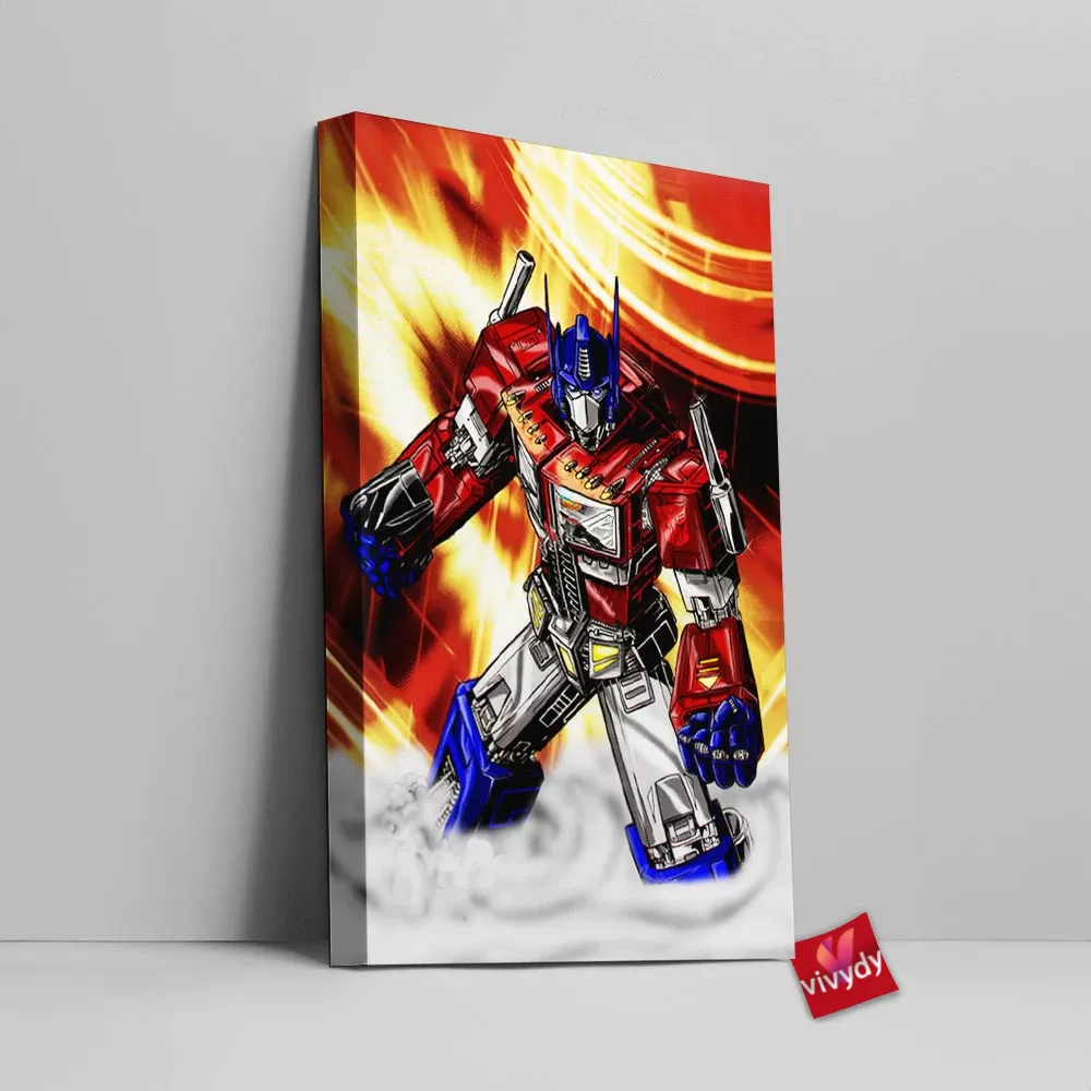 Optimus Prime Canvas Wall Art