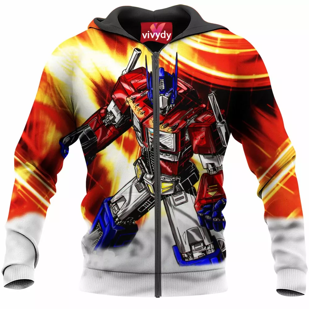 Optimus Prime Zip Hoodie