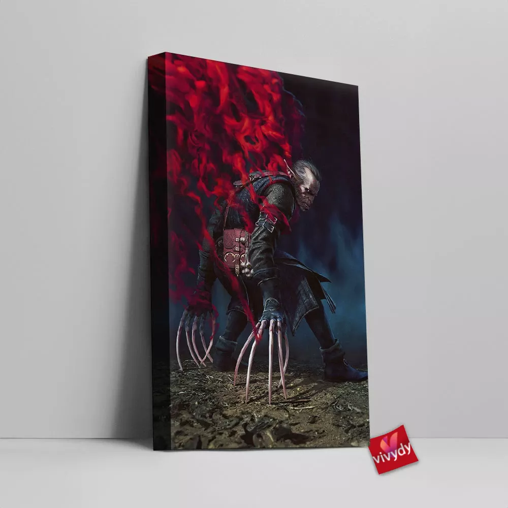 Regis The Witcher Canvas Wall Art