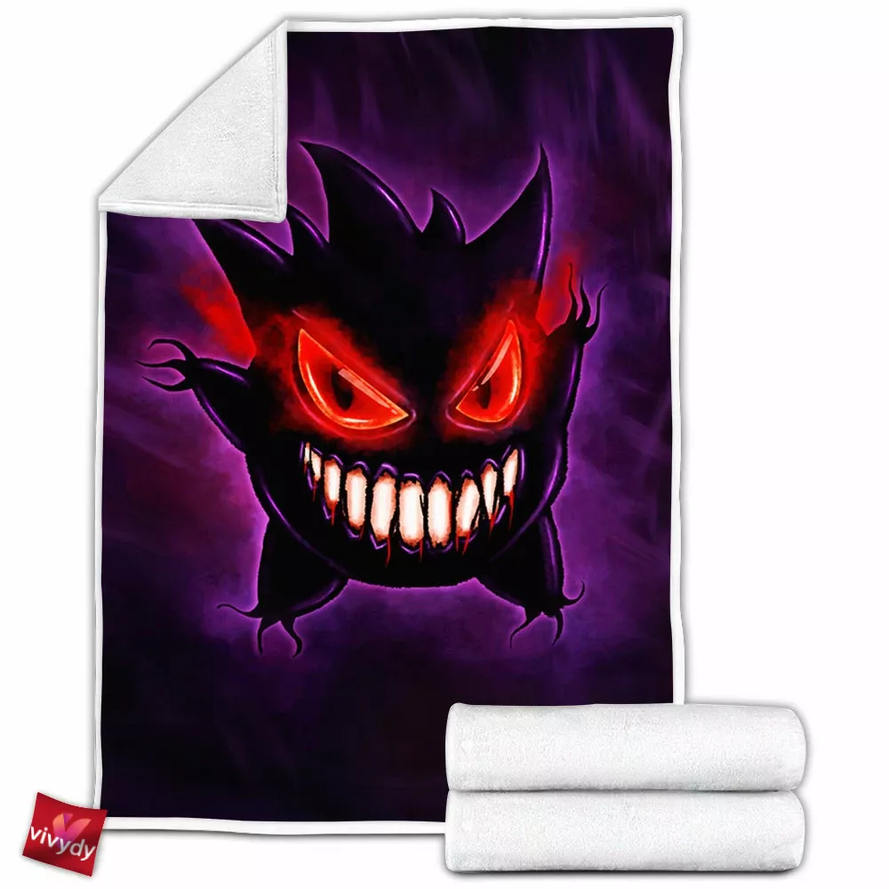 Gengar Fleece Blanket