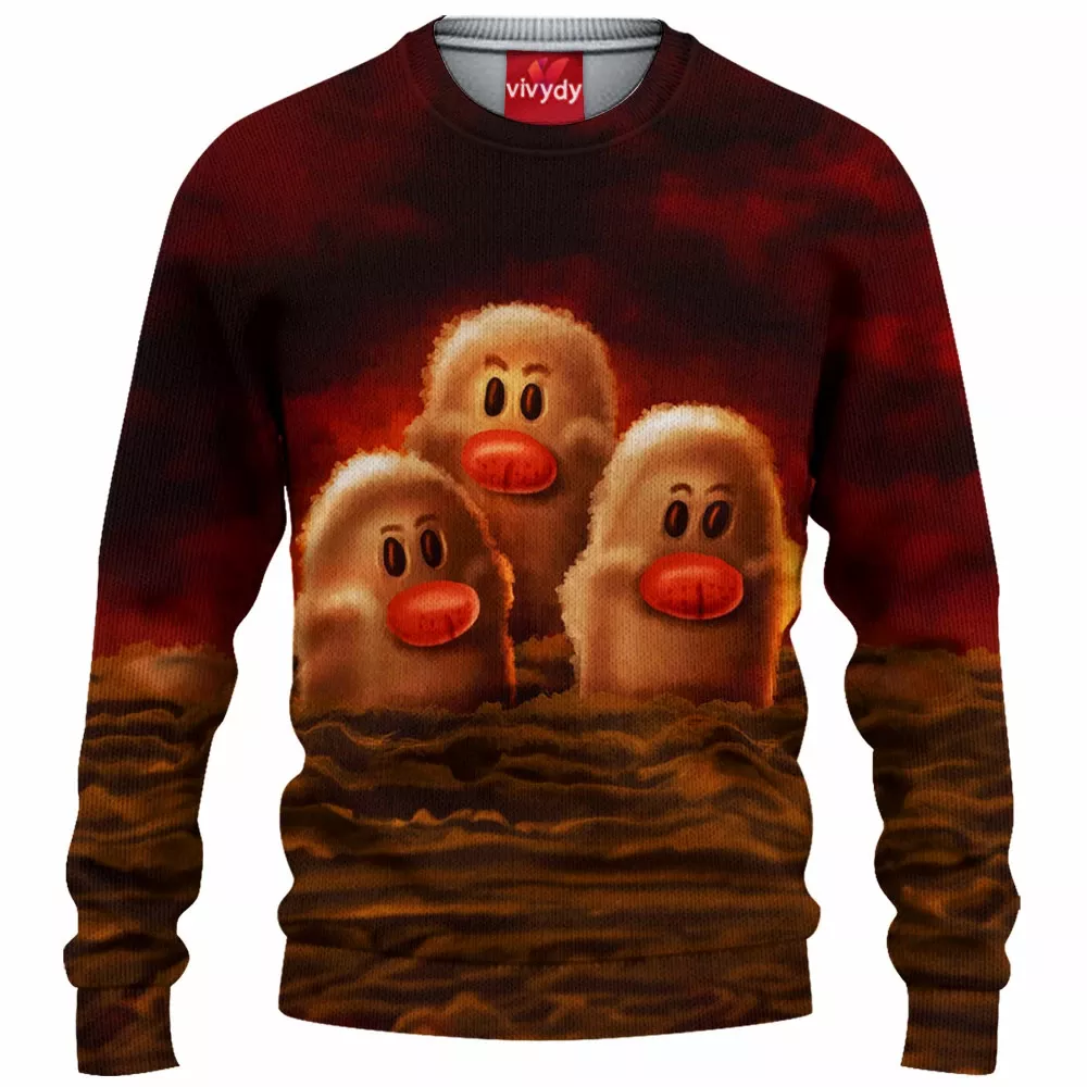 Dugtrio Knitted Sweater