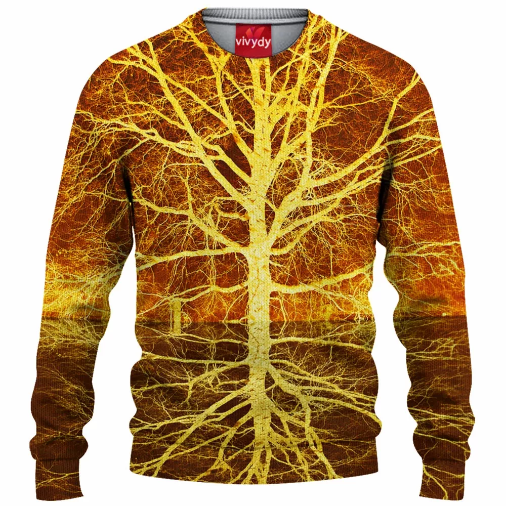 Autumn Ablaze Reflection Knitted Sweater