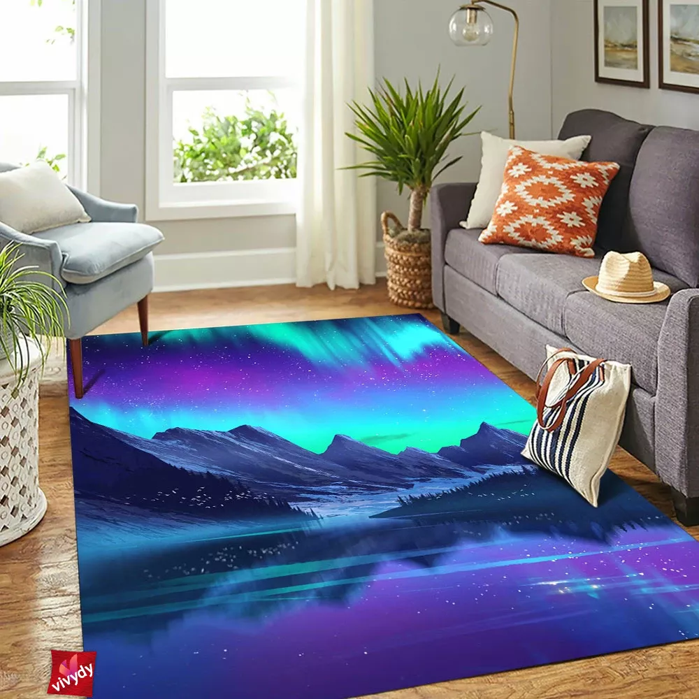 Lake Aurora Rectangle Rug