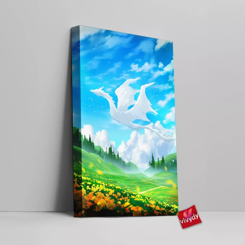 Cloud Dragon Canvas Wall Art