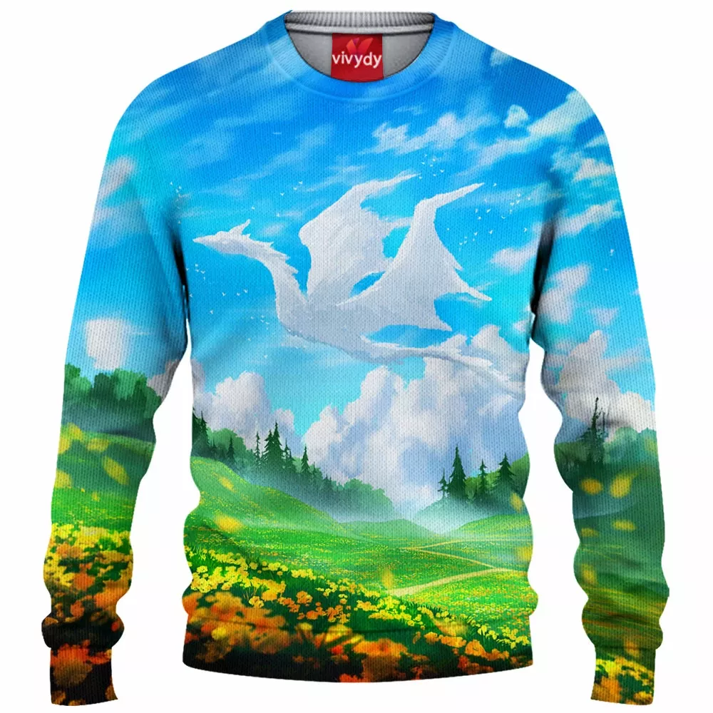 Cloud Dragon Knitted Sweater