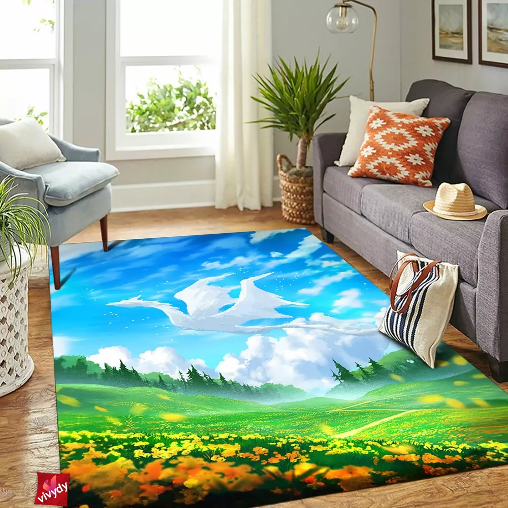 Cloud Dragon Rectangle Rug