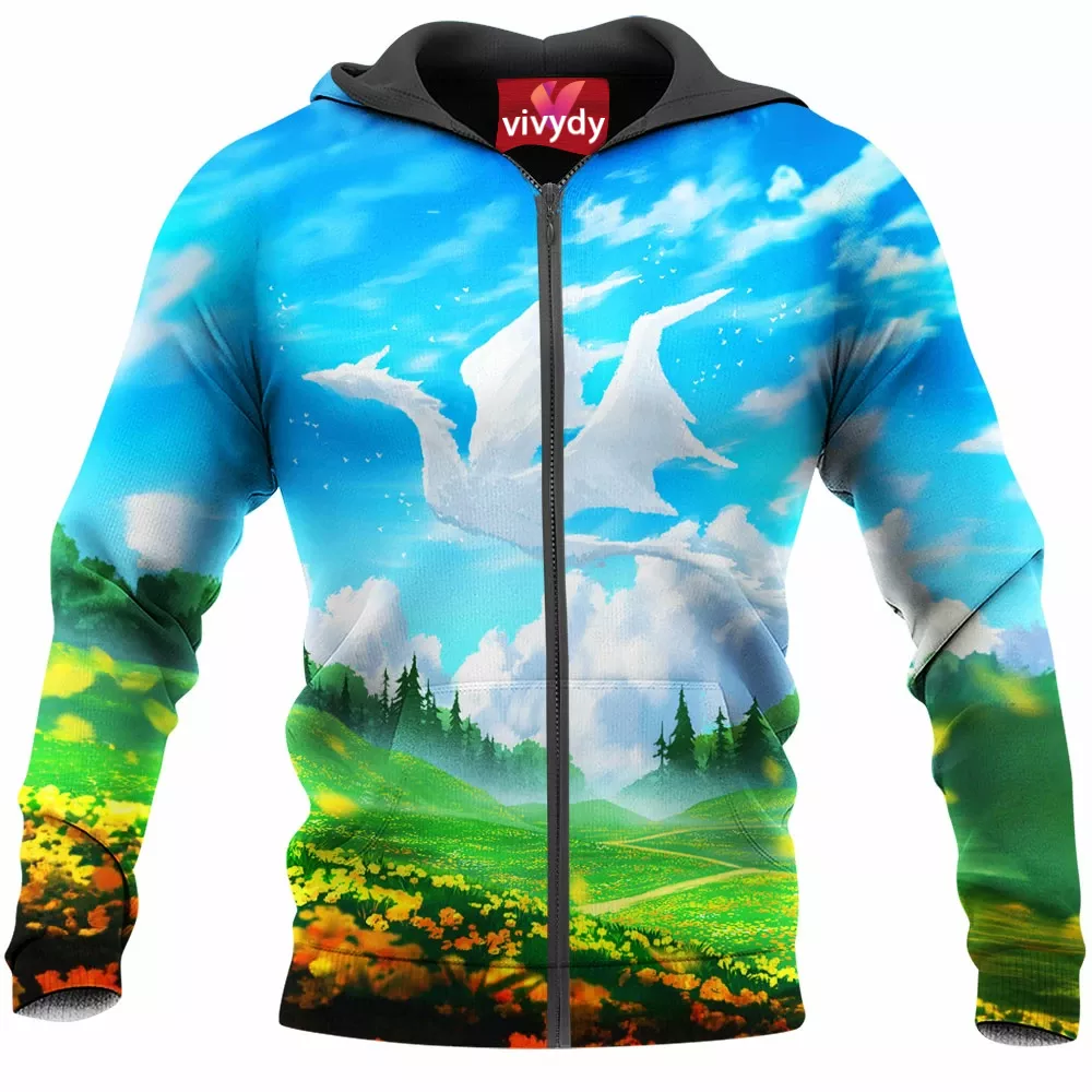 Cloud Dragon Zip Hoodie