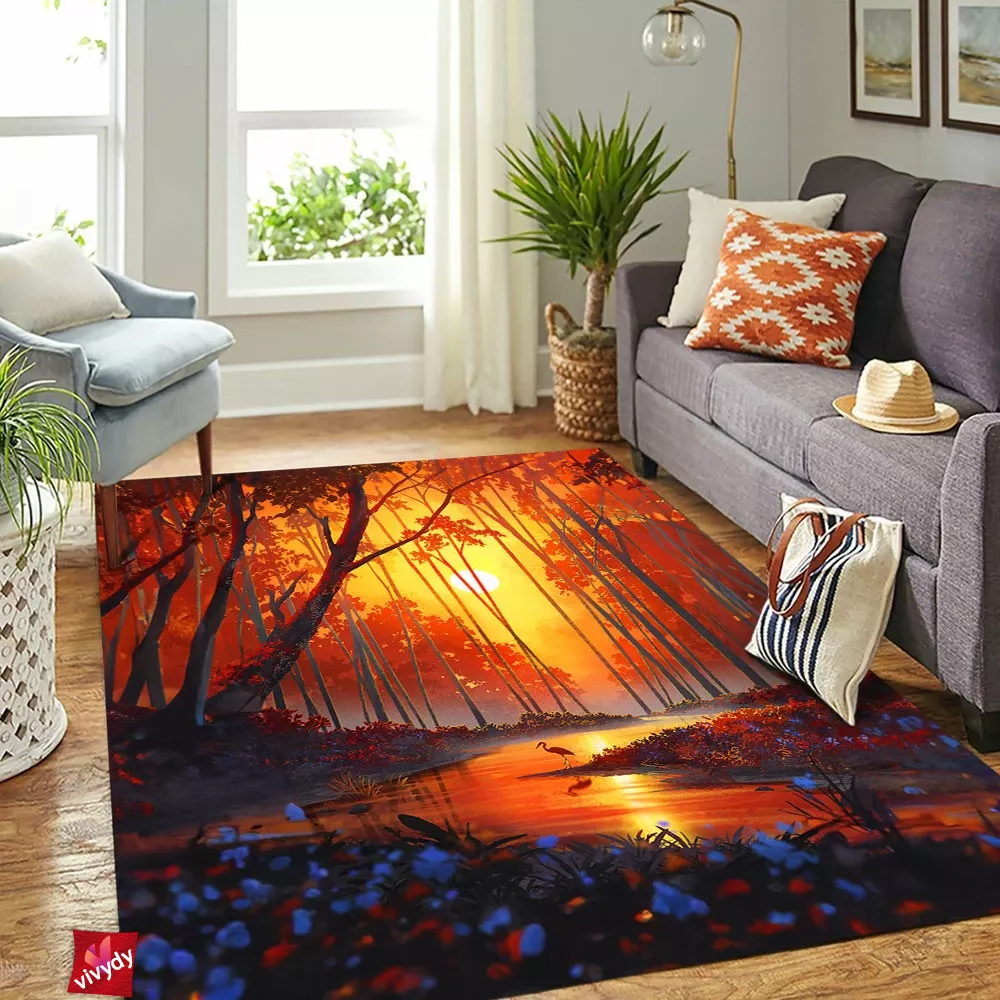 Autumn River Rectangle Rug