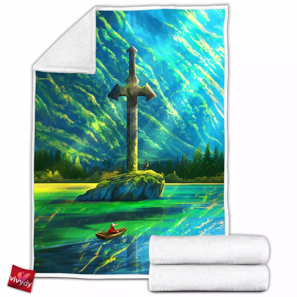 Sword Island Fleece Blanket