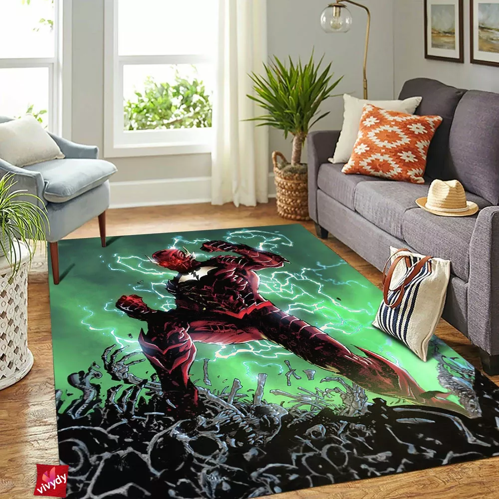 Red Death Rectangle Rug