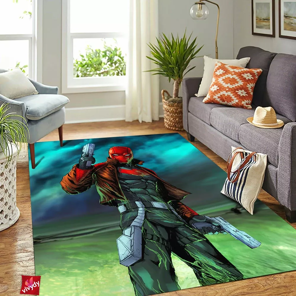 Red Hood Rectangle Rug