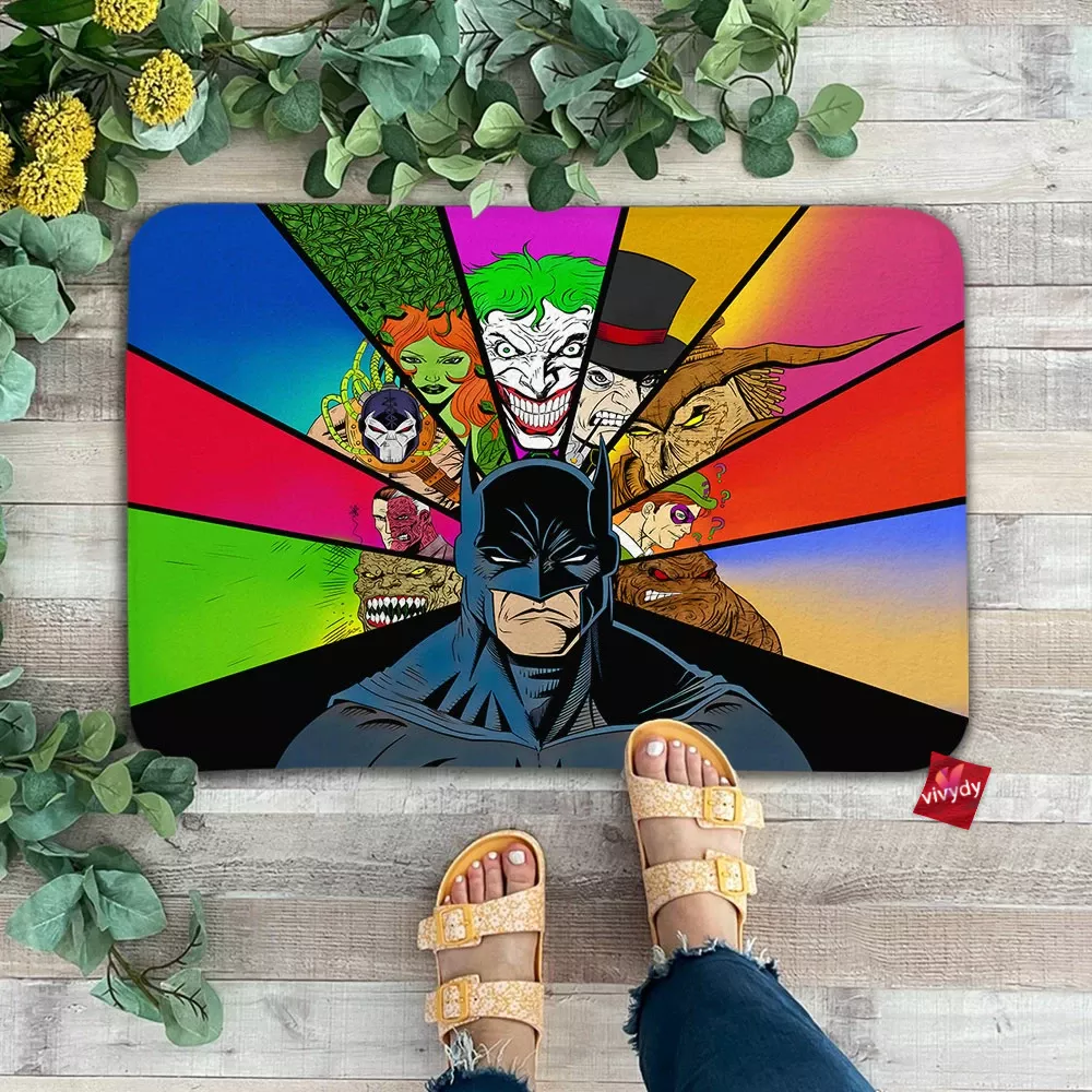 Batman And Villains Doormat