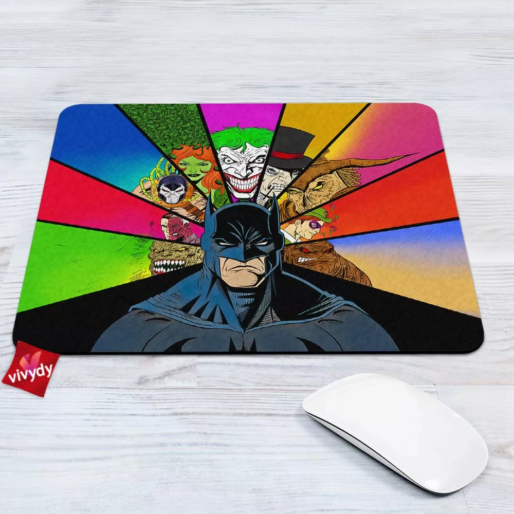 Batman And Villains Mouse Pad