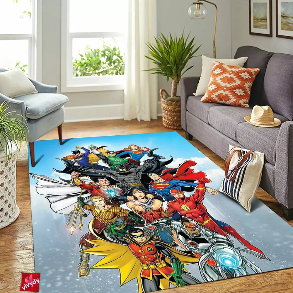 Injustice 2 Justice League Rectangle Rug