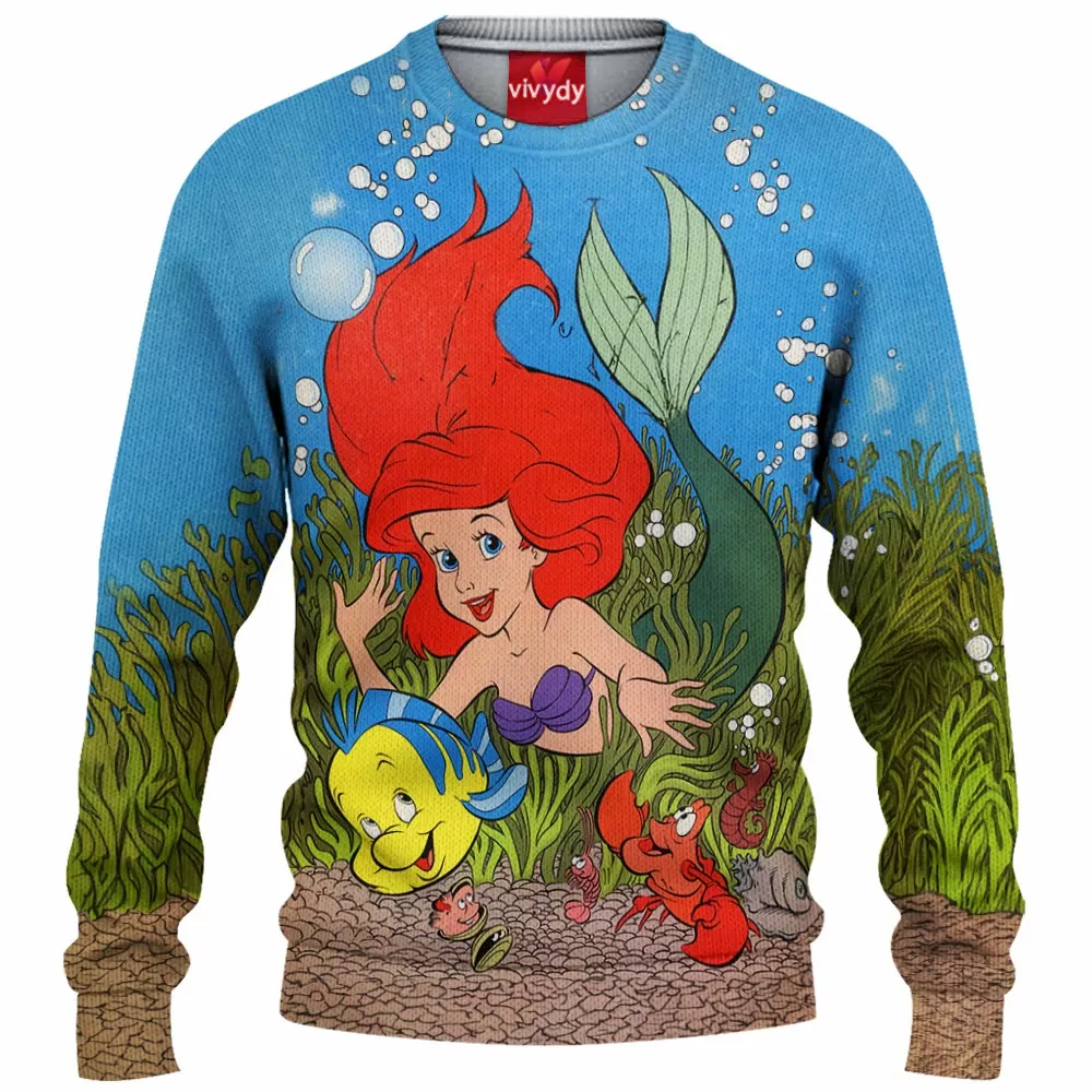 The Little Mermaid Knitted Sweater