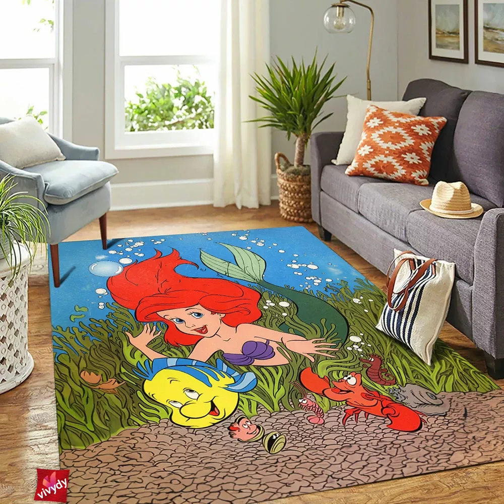 The Little Mermaid Rectangle Rug