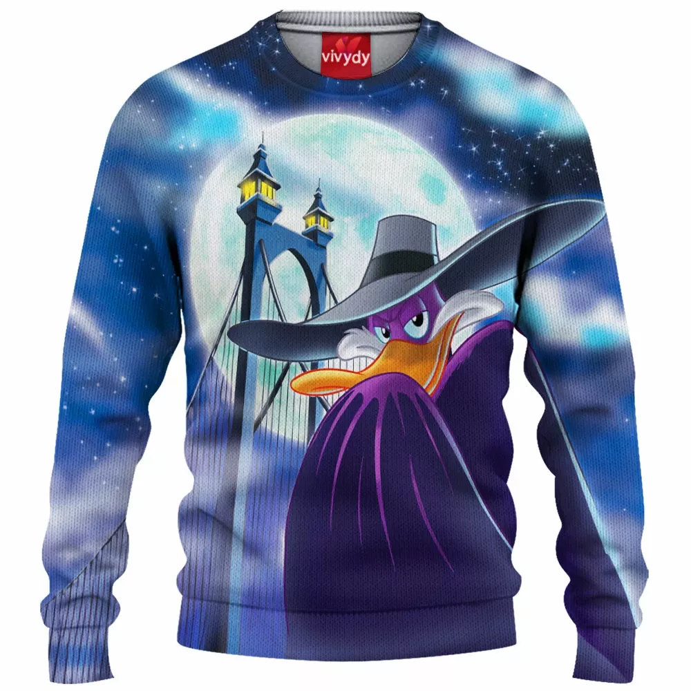 Darkwing Duck Knitted Sweater