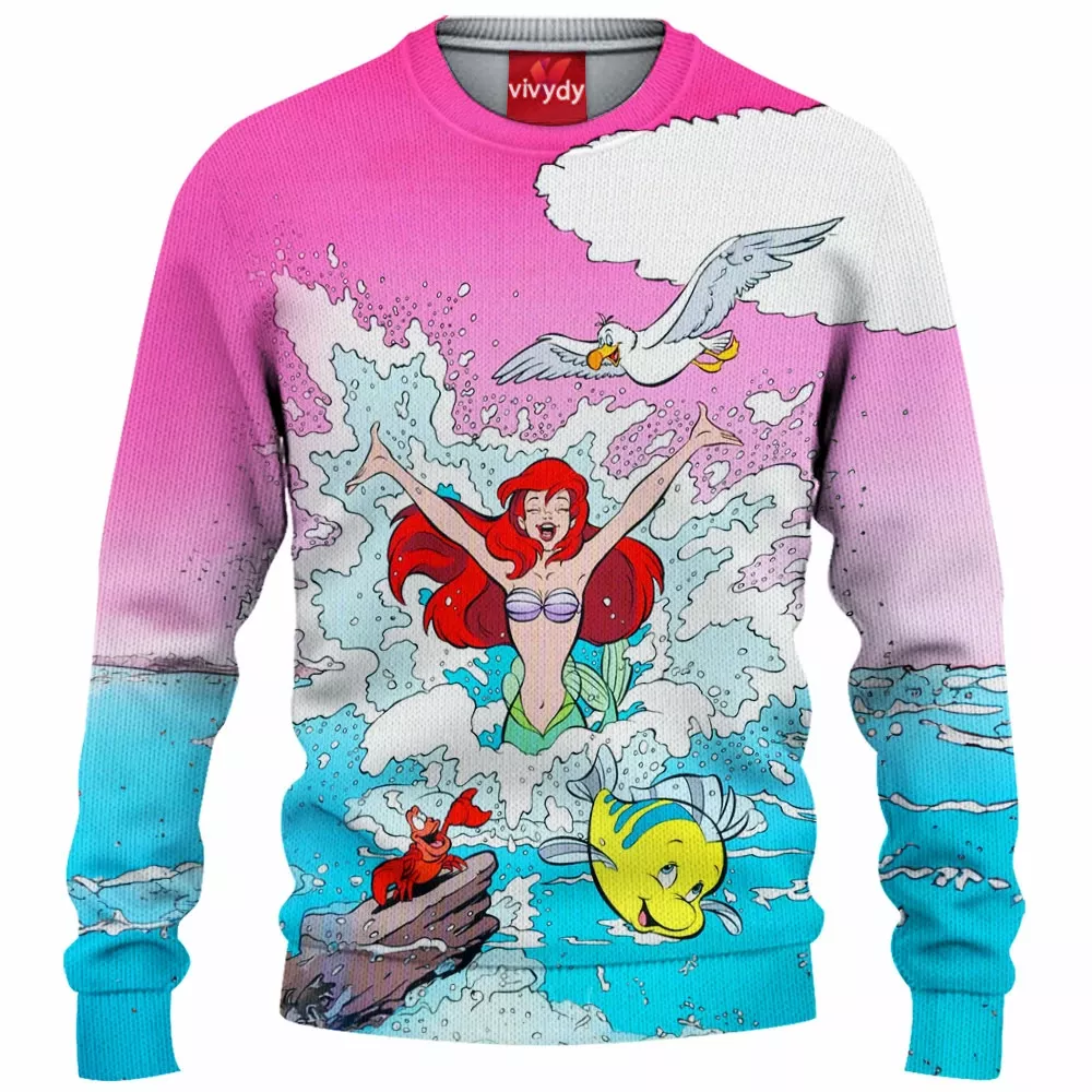 The Little Mermaid Knitted Sweater