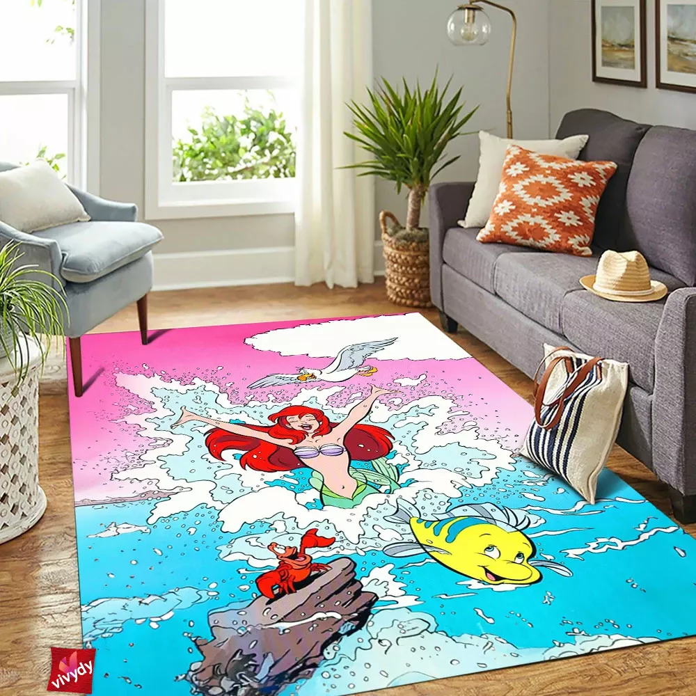 The Little Mermaid Rectangle Rug