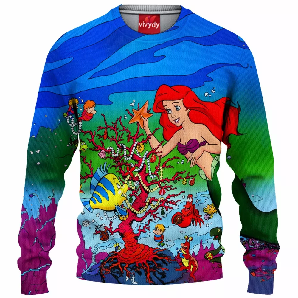 The Little Mermaid Knitted Sweater