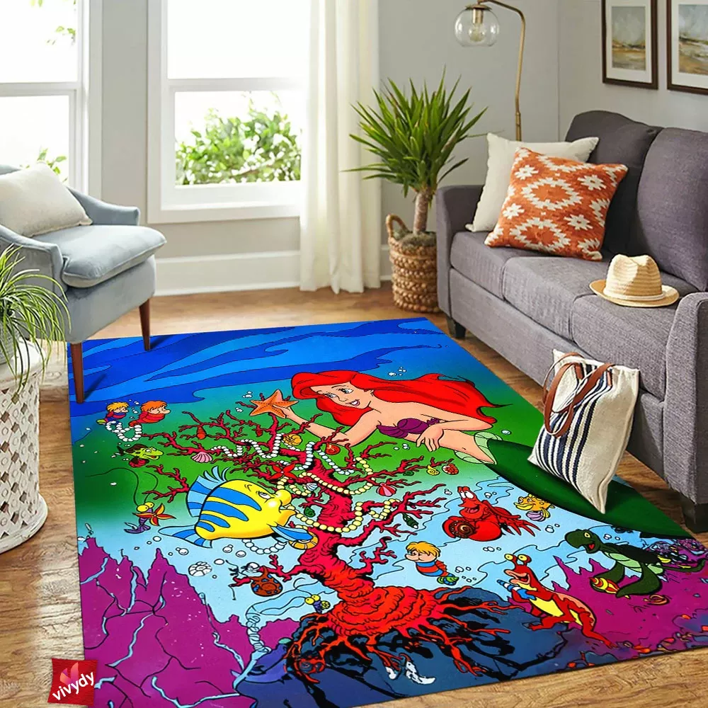 The Little Mermaid Rectangle Rug