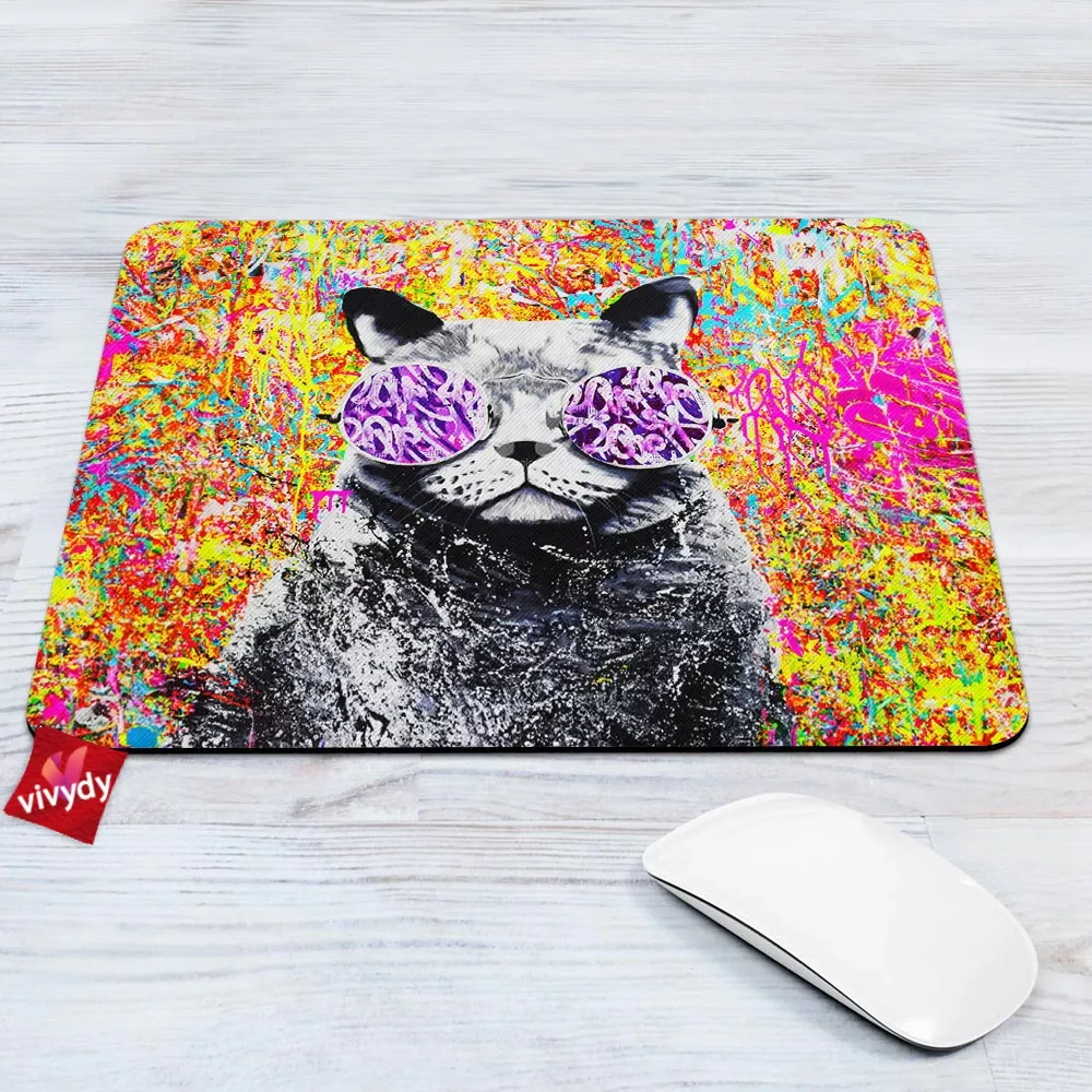 Cat,Meow Mouse Pad