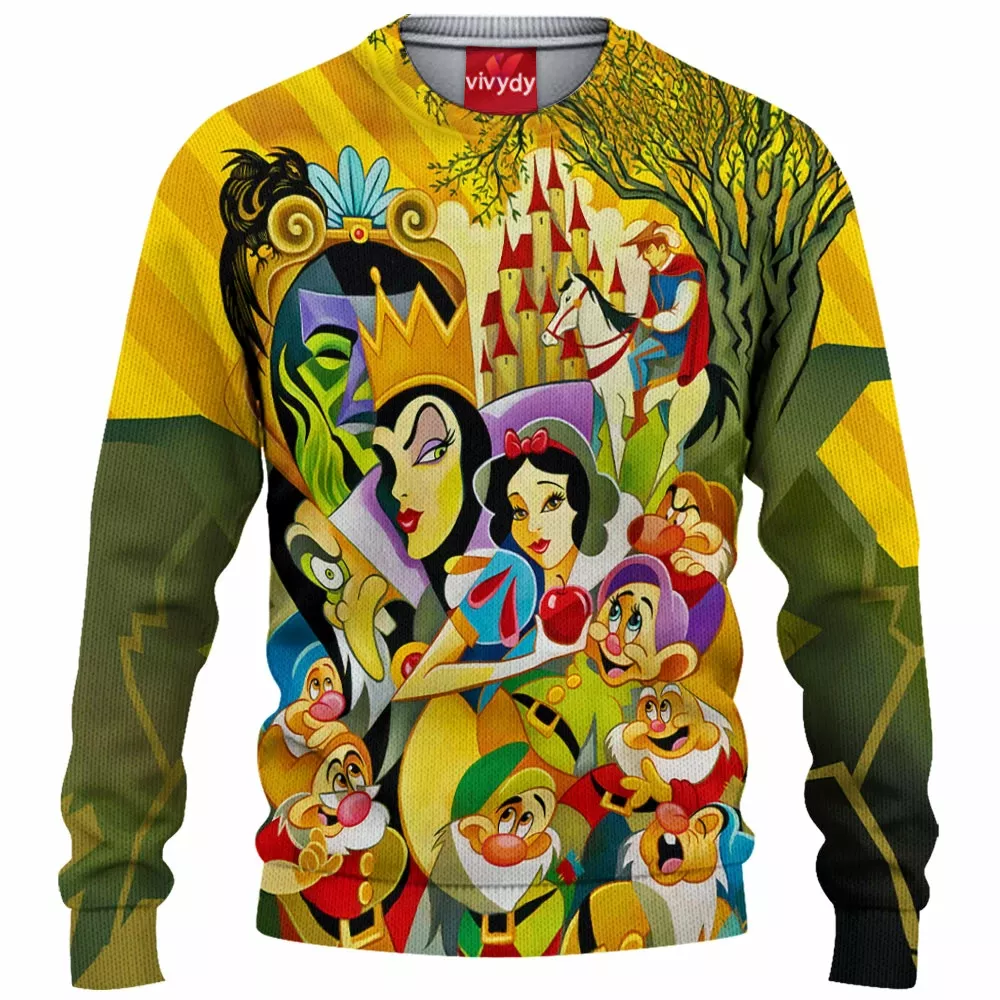 Snow White and the Seven Dwarfs Knitted Sweater