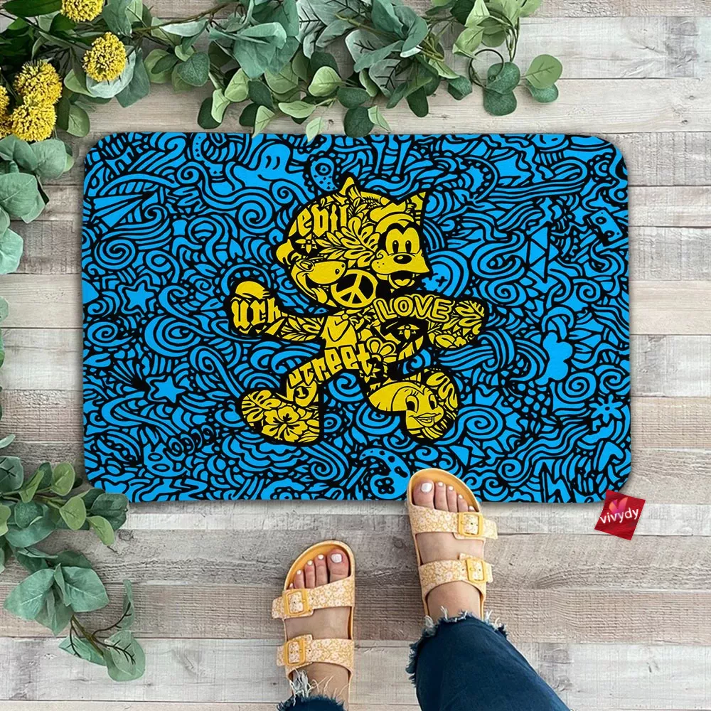 Felix The Cat,Meow Doormat