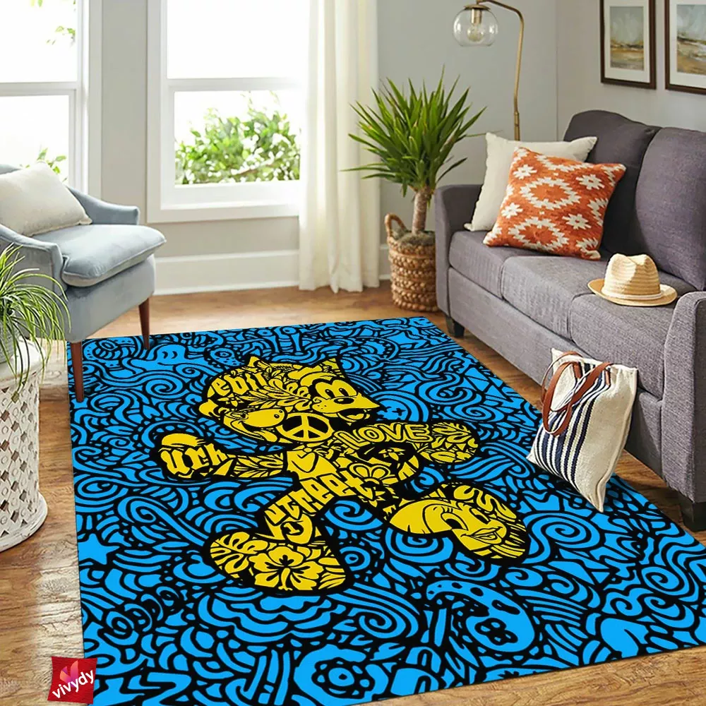 Felix The Cat,Meow Rectangle Rug