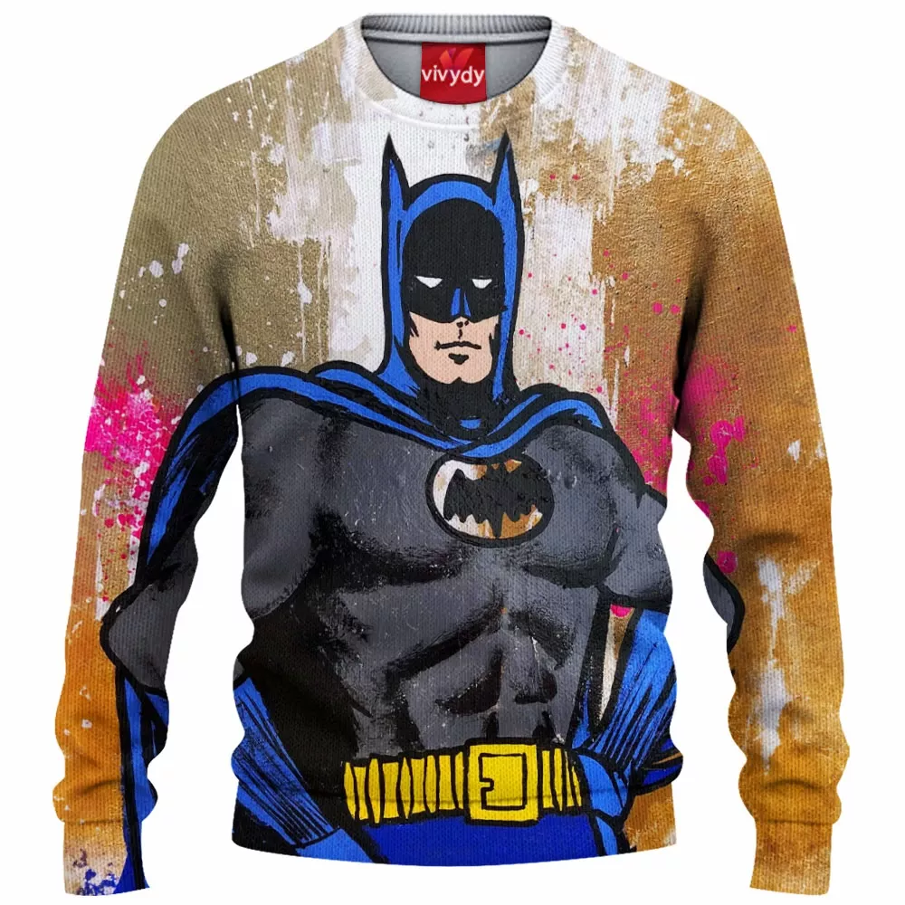 Batman Knitted Sweater