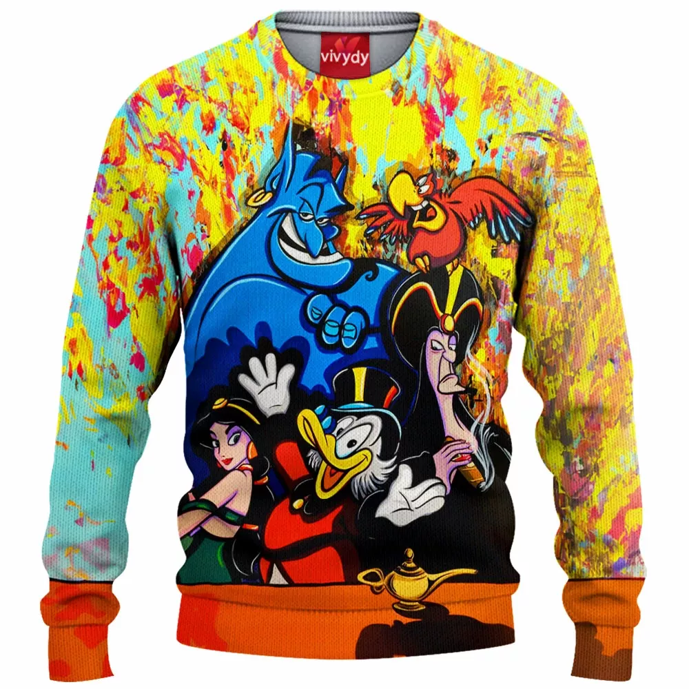 Animated Characters Knitted Sweater