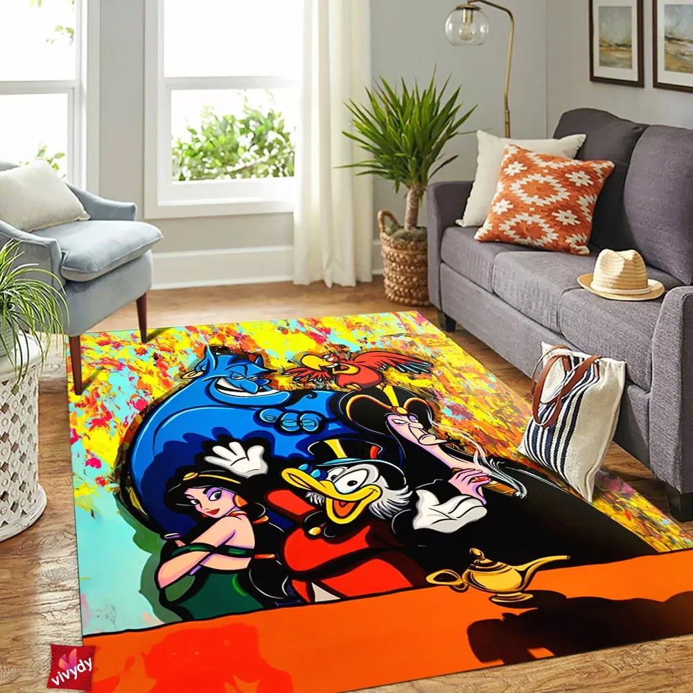 Animated Characters Rectangle Rug