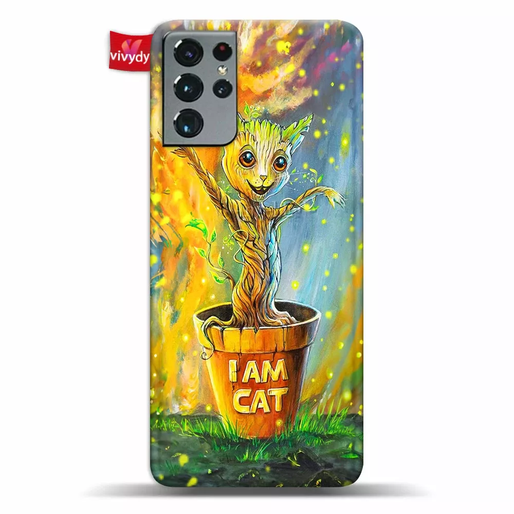 Groot x Cat Phone Case Samsung