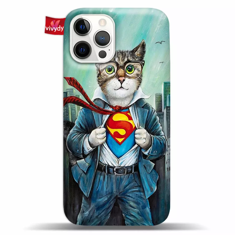 Superman Cat Phone Case Iphone