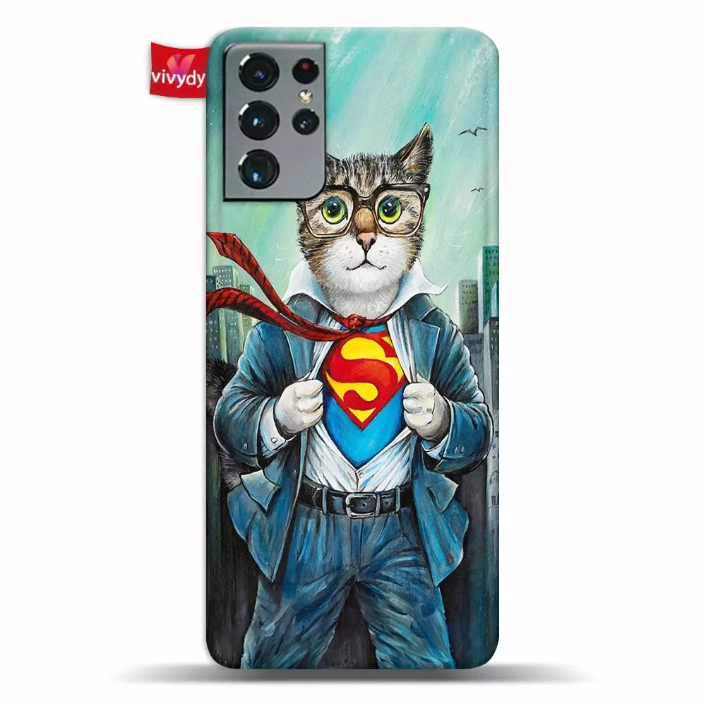 Superman Cat Phone Case Samsung