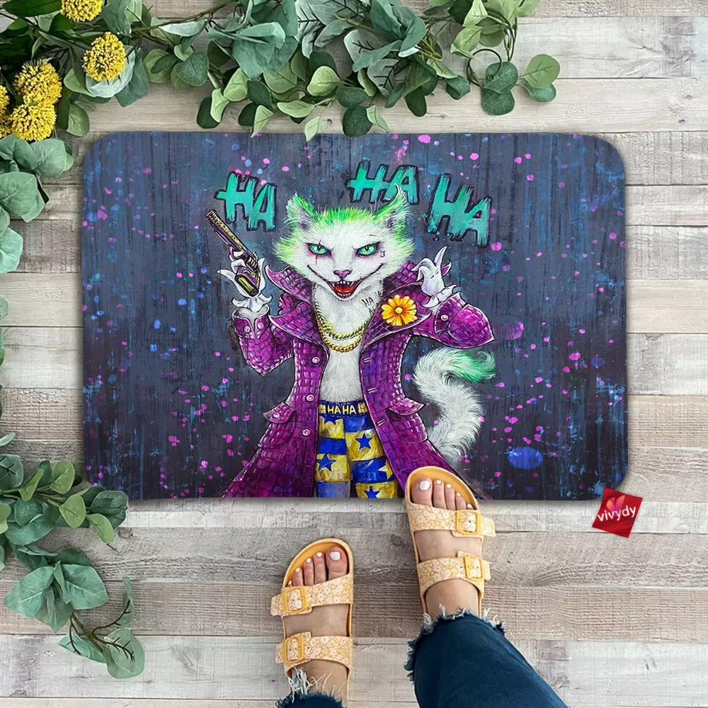 Joker Cat Doormat