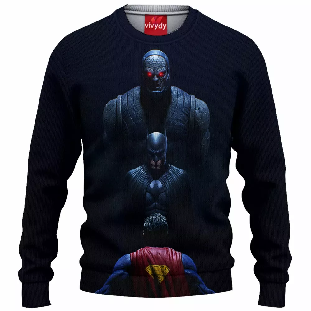 Darkseid Batman Superman Knitted Sweater